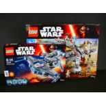 Lego - Two boxed Star Wars sets to include 75157 Captain Rex's AT-TE (some box corner knock 7