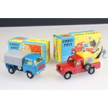 Two boxed Corgi diecast models to include 470 Forward Control Jeep FC-150 with detachable hood in