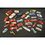 Around 30 play worn mainly mid 20th C diecast models to include Dinky, Tootsietoys, London Toy (