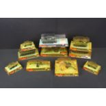 10 Boxed Dinky military diecast models to include 699 Leopard Recovery Tank, 617 Volkswagen KDF