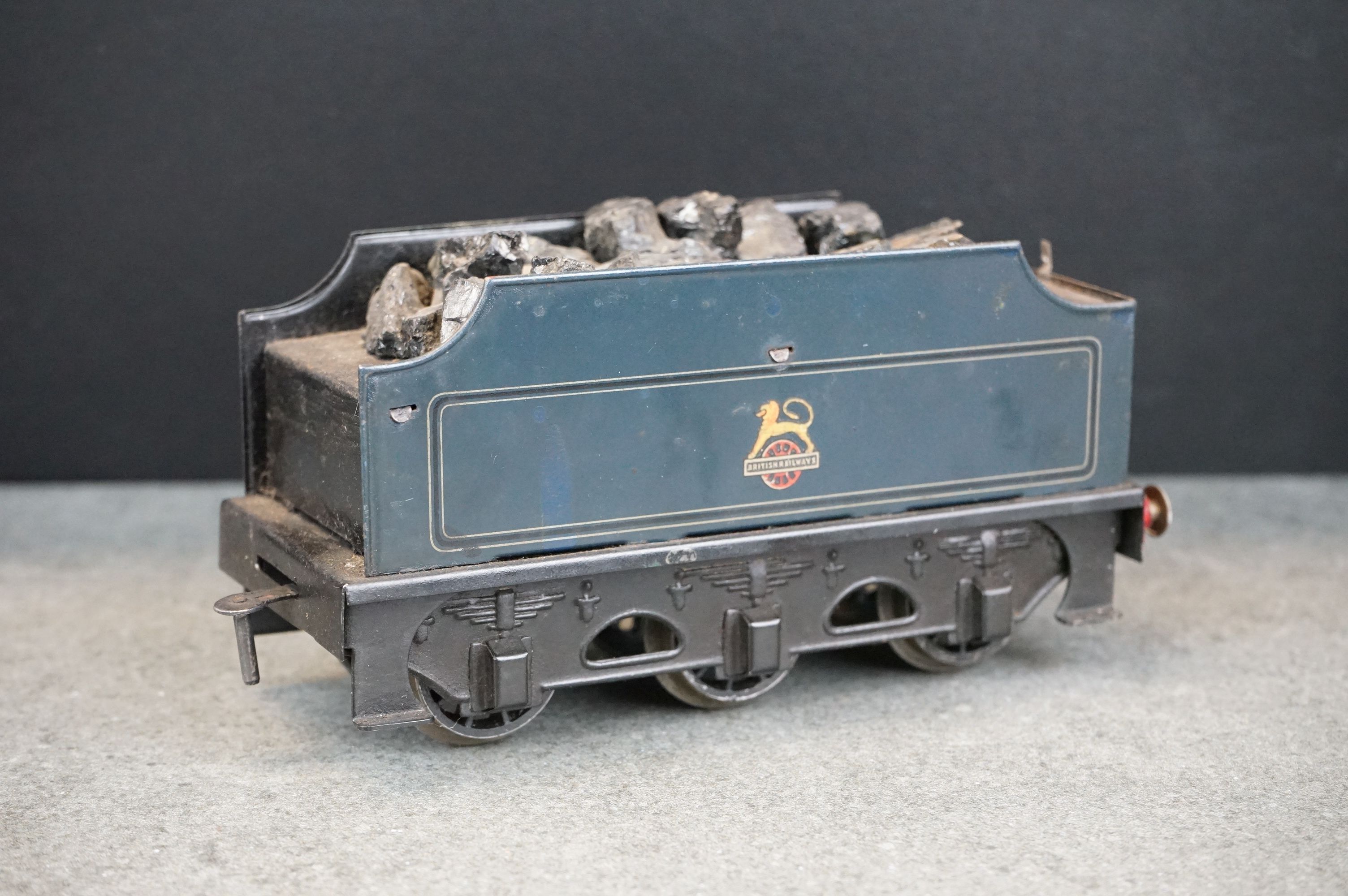 Bassett Lowke O gauge Prince Charles 62078 BR locomotive and tender, showing some play wear but gd - Image 7 of 10