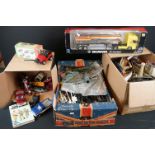 Collection of mixed toys comprising diecast models to include boxed NewRay Scania R124/400,