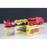 Two boxed Dinky diecast models to include Supertoys 936 Leyland 8 Wheeled Chassis (complete, some