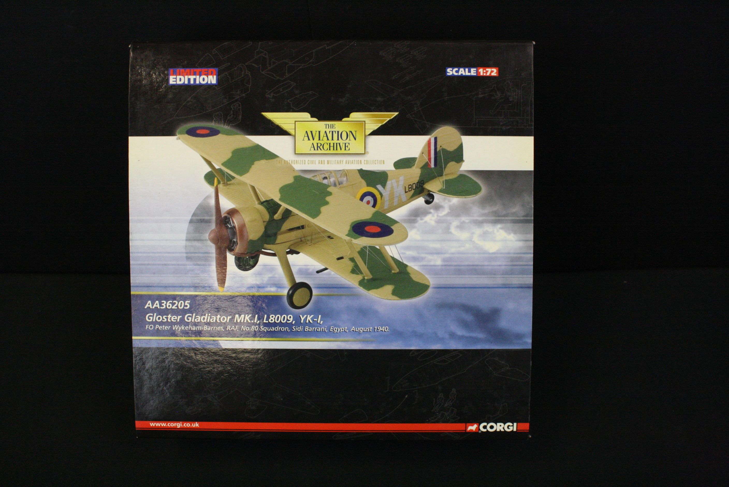 Seven boxed Corgi 1:72 Aviation Archive diecast models to include AA39301 Boulton Paul Defiant, - Image 8 of 12
