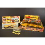 Seven boxed diecast models to include 2 x Siku (4011 Tower Construction Crane & 4010 Hydraulic Crane