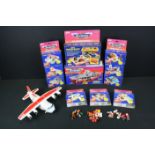 11 Boxed Galoob Micro Machines featuring 9 x Travel City Fold up sets (Fire Department, Bridge,