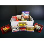 15 Boxed diecast models, mostly Matchbox, along with a Scalextric Super Formula Ferrari 312B.2 (