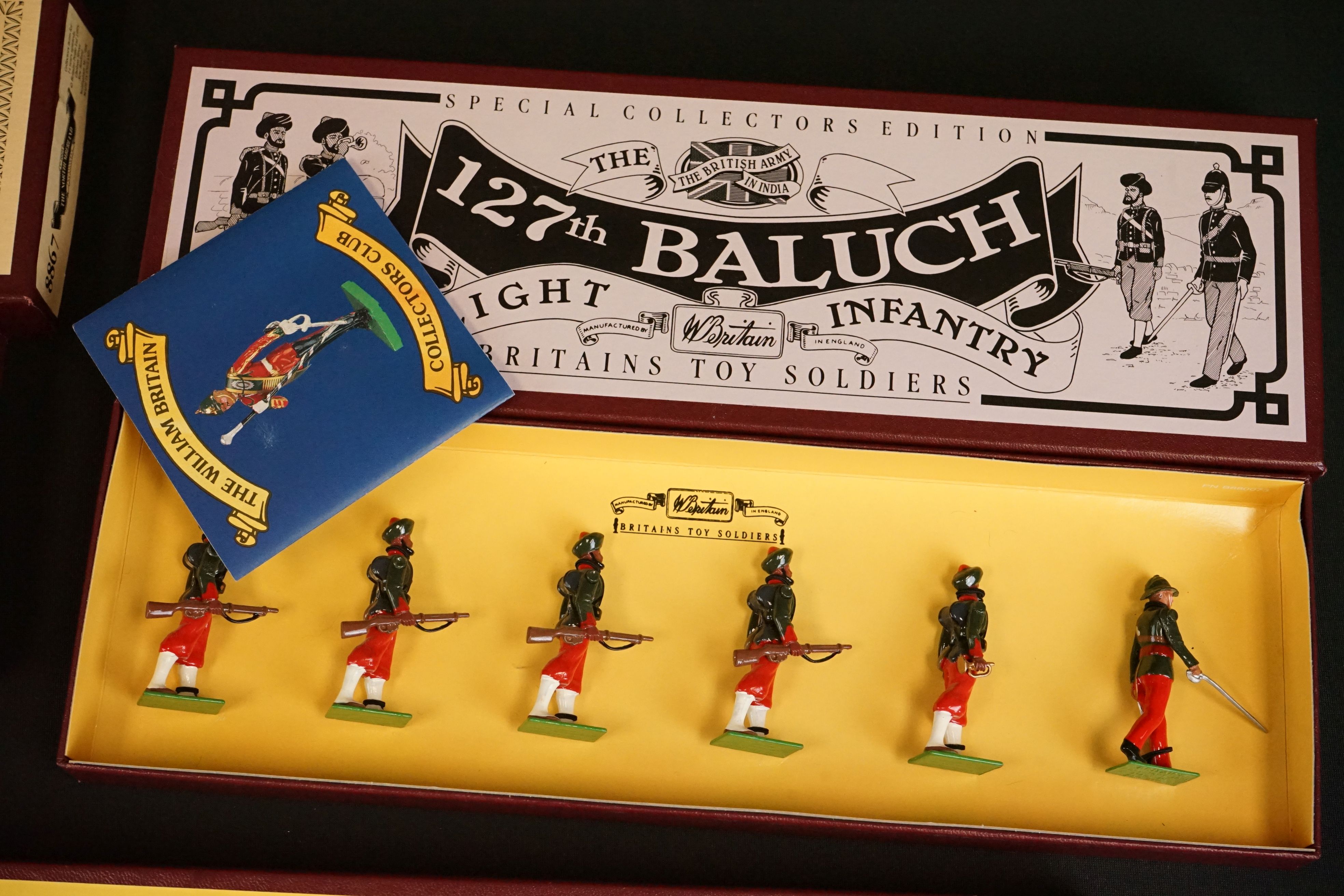 Four boxed Britains Special Collectors Edition metal figure sets to include 8841 Gurkha Rifles, 8833 - Image 4 of 5