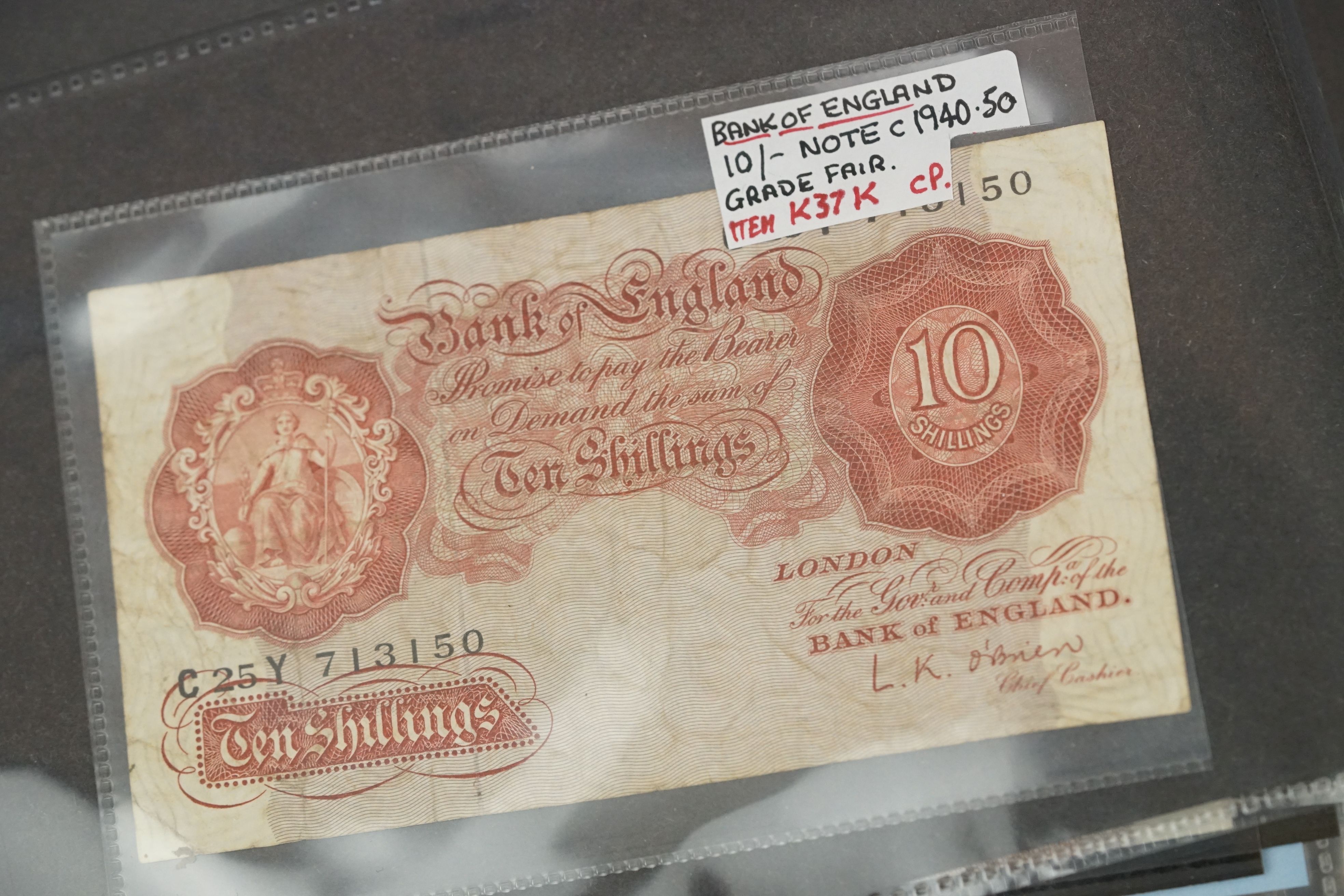 A collection of approx seventy five banknotes to include British, British Armed Forces, Bristol, - Image 17 of 40