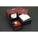 A Royal Mint United Kingdom 2018 Piedfort gold proof sovereign coin complete with presentation