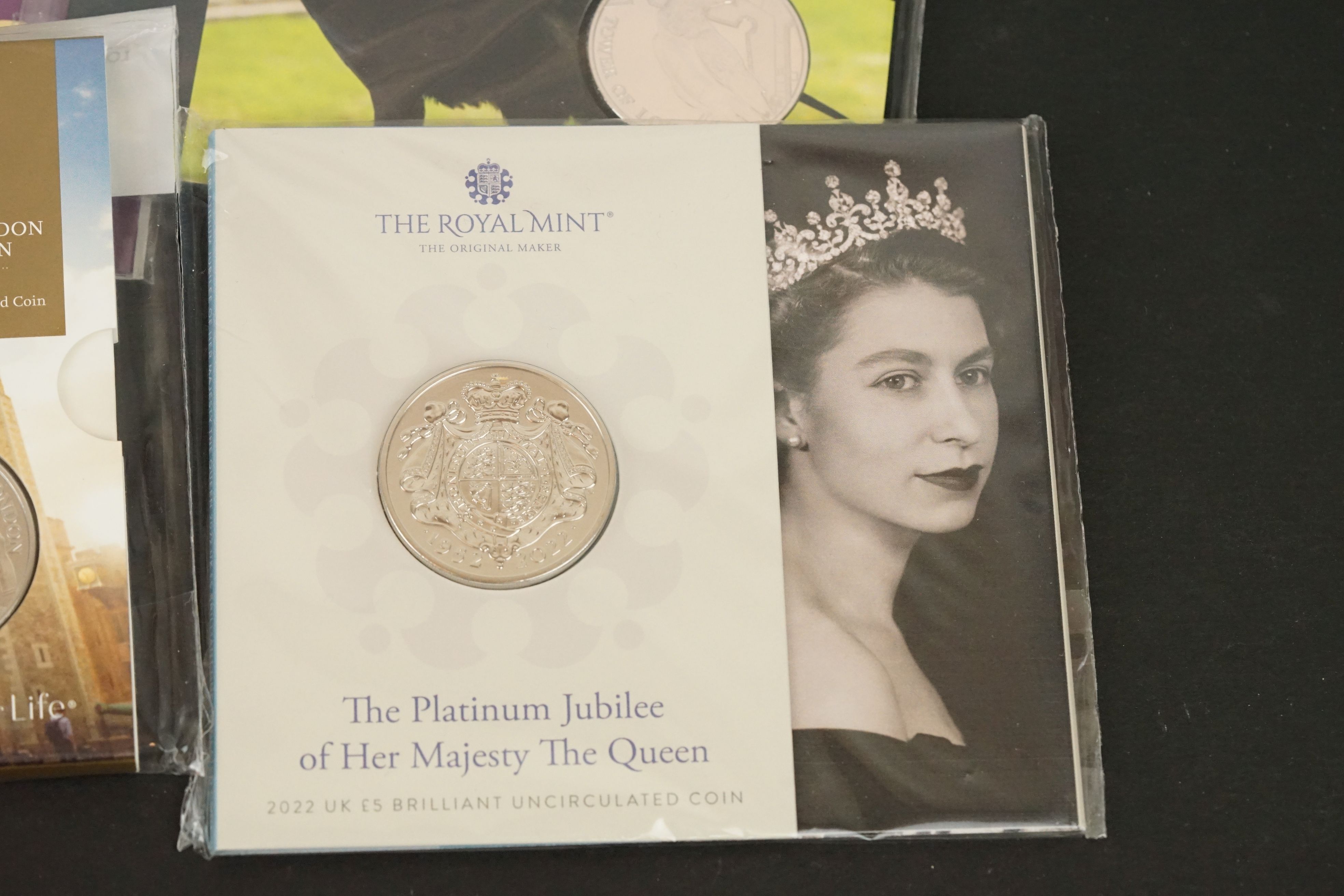 A collection of thirteen Royal Mint uncirculated £5 coins to include the 2000 Millennium coin, the - Image 9 of 13
