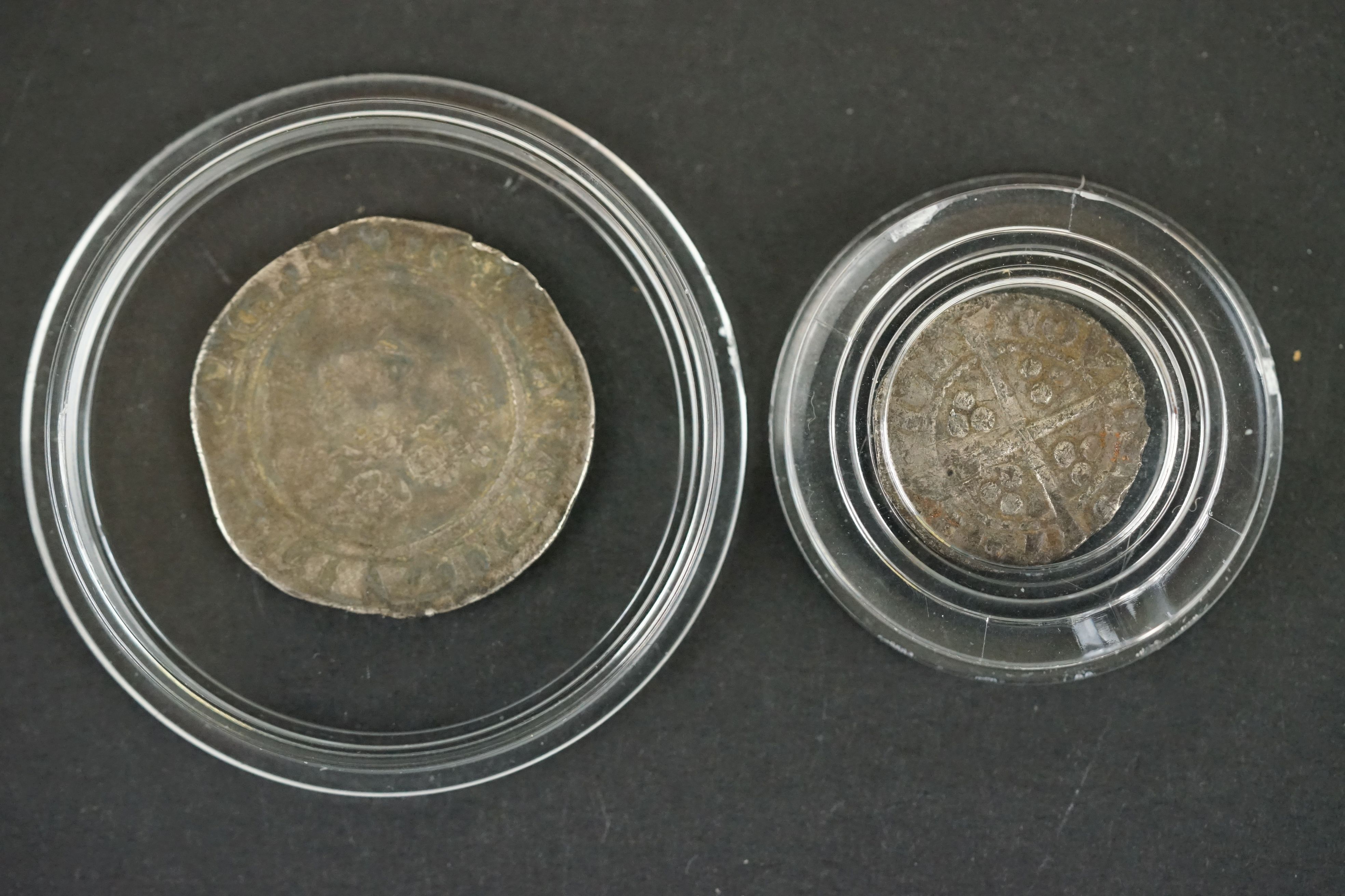 Two British medieval silver hammered coins to include a Queen Elizabeth I example. - Image 2 of 2