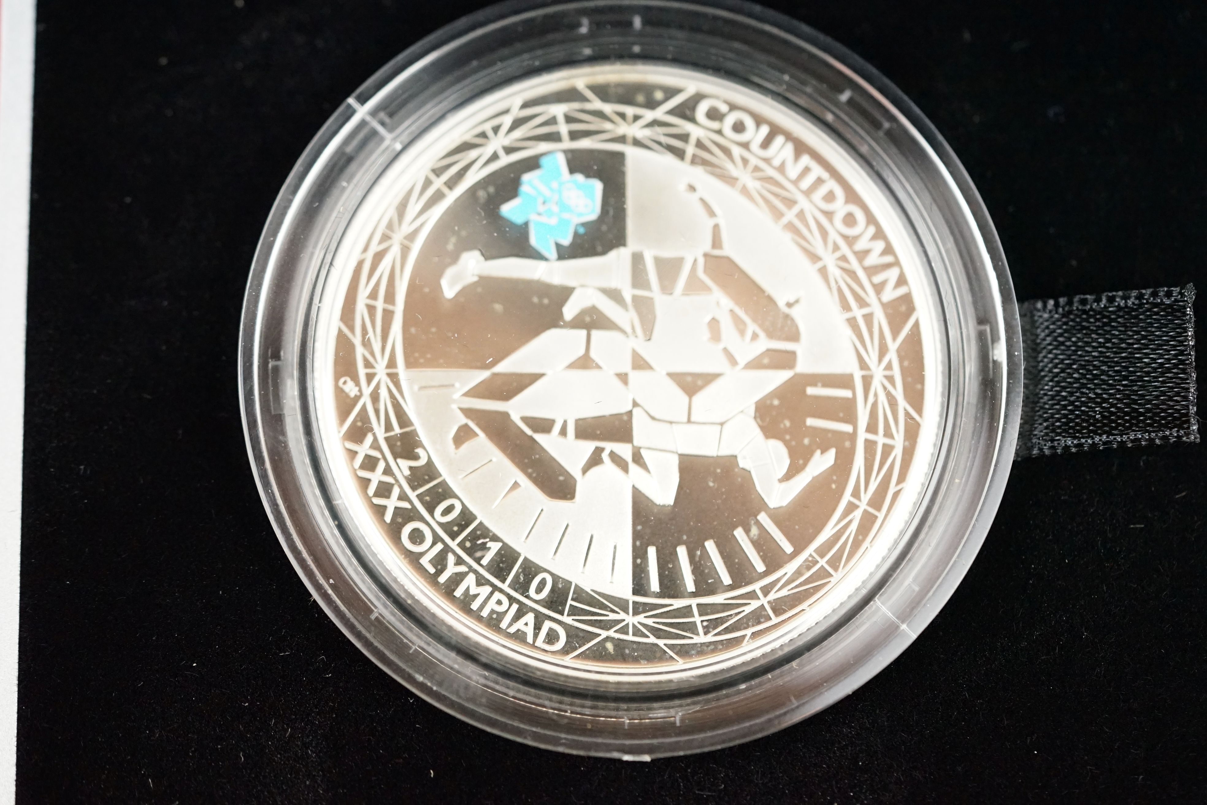 The Royal Mint Countdown to London 2012 2010 silver proof £5 coin complete with display box and COA. - Image 2 of 2