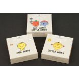 A collection of three Royal Mint United Kingdom 2021 1oz silver proof commemorative Mr. Men coins to