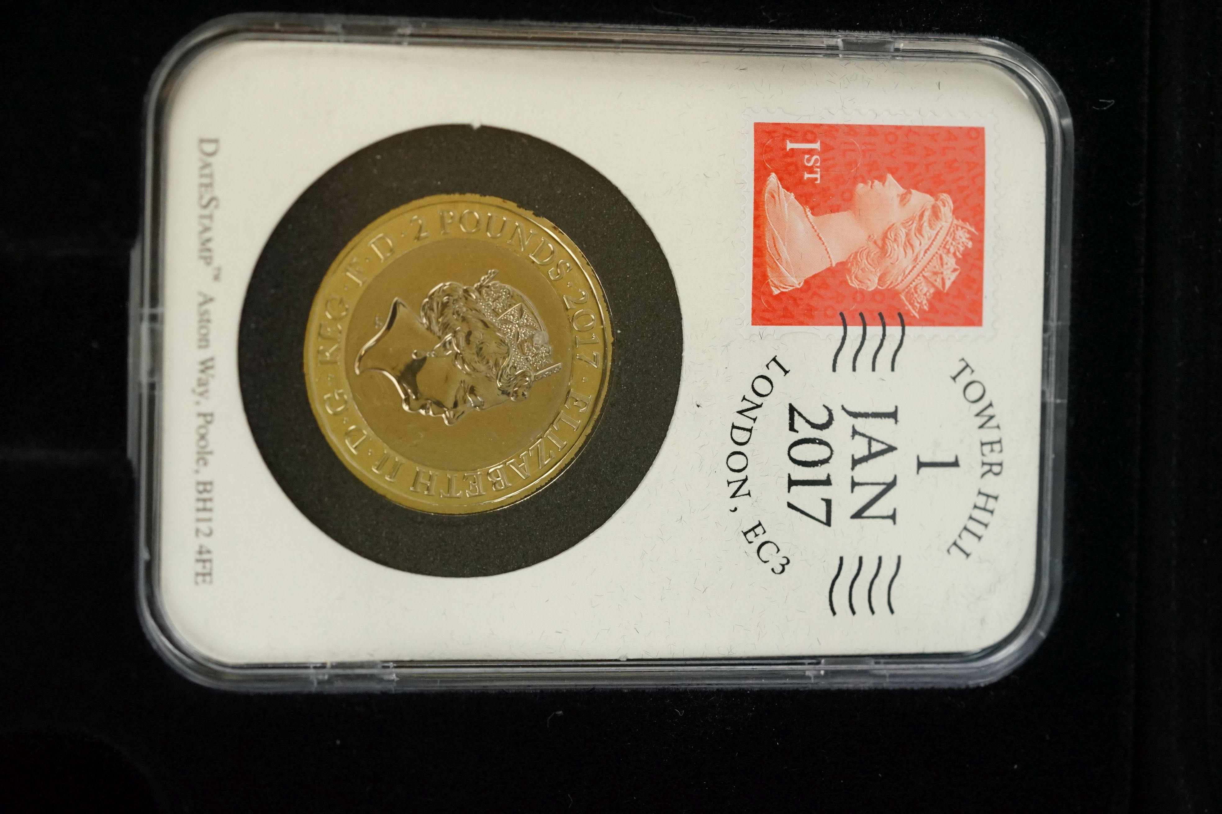 A 2017 date stamp United Kingdom coin specimen year set in presentation box complete with COA. - Image 5 of 8