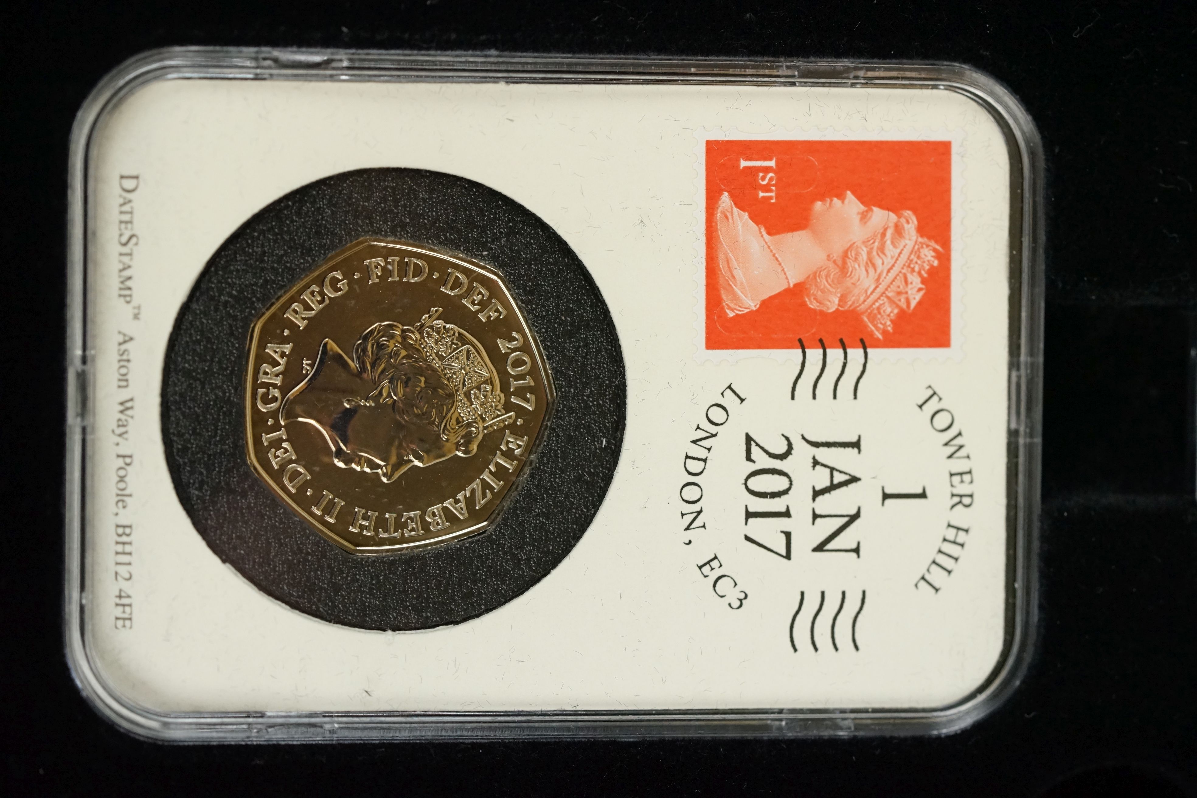 A 2017 date stamp United Kingdom coin specimen year set in presentation box complete with COA. - Image 8 of 8