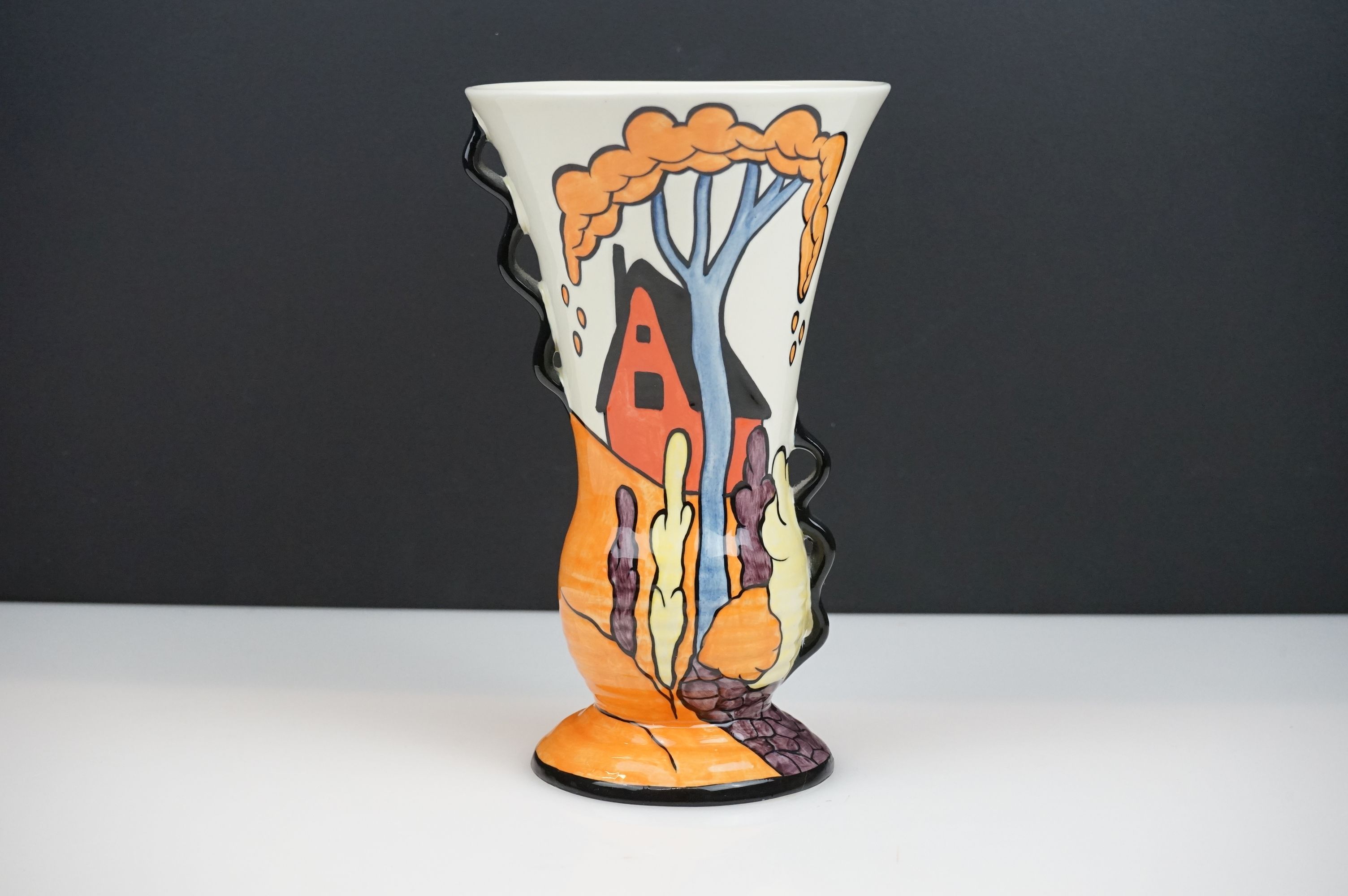 Lorna Bailey for Old Ellgreave Pottery ' Chetwynd ' Vase, 21cm high
