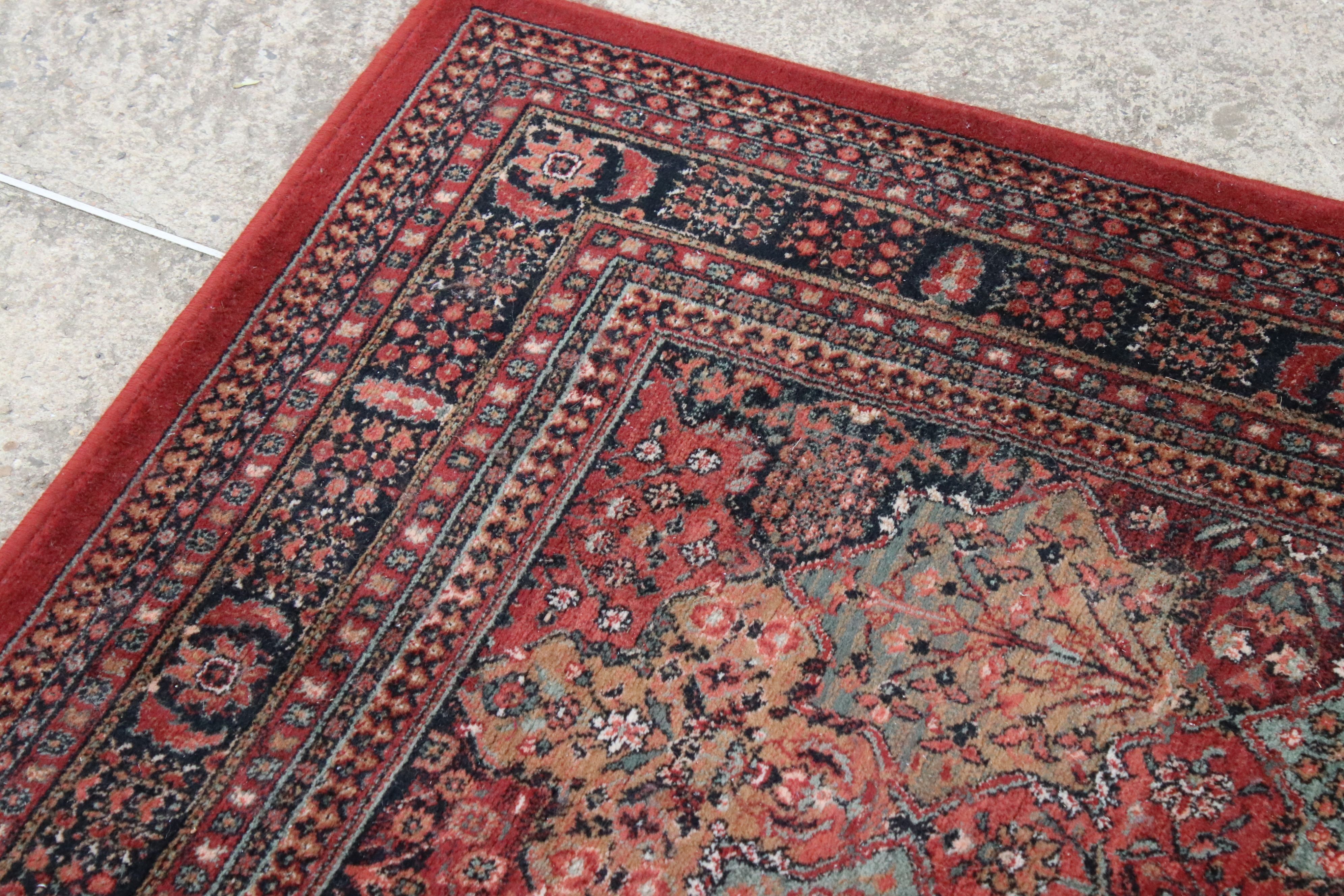 Red Ground Rug retailed by John Lewis, 240cm x 160cm - Image 3 of 4