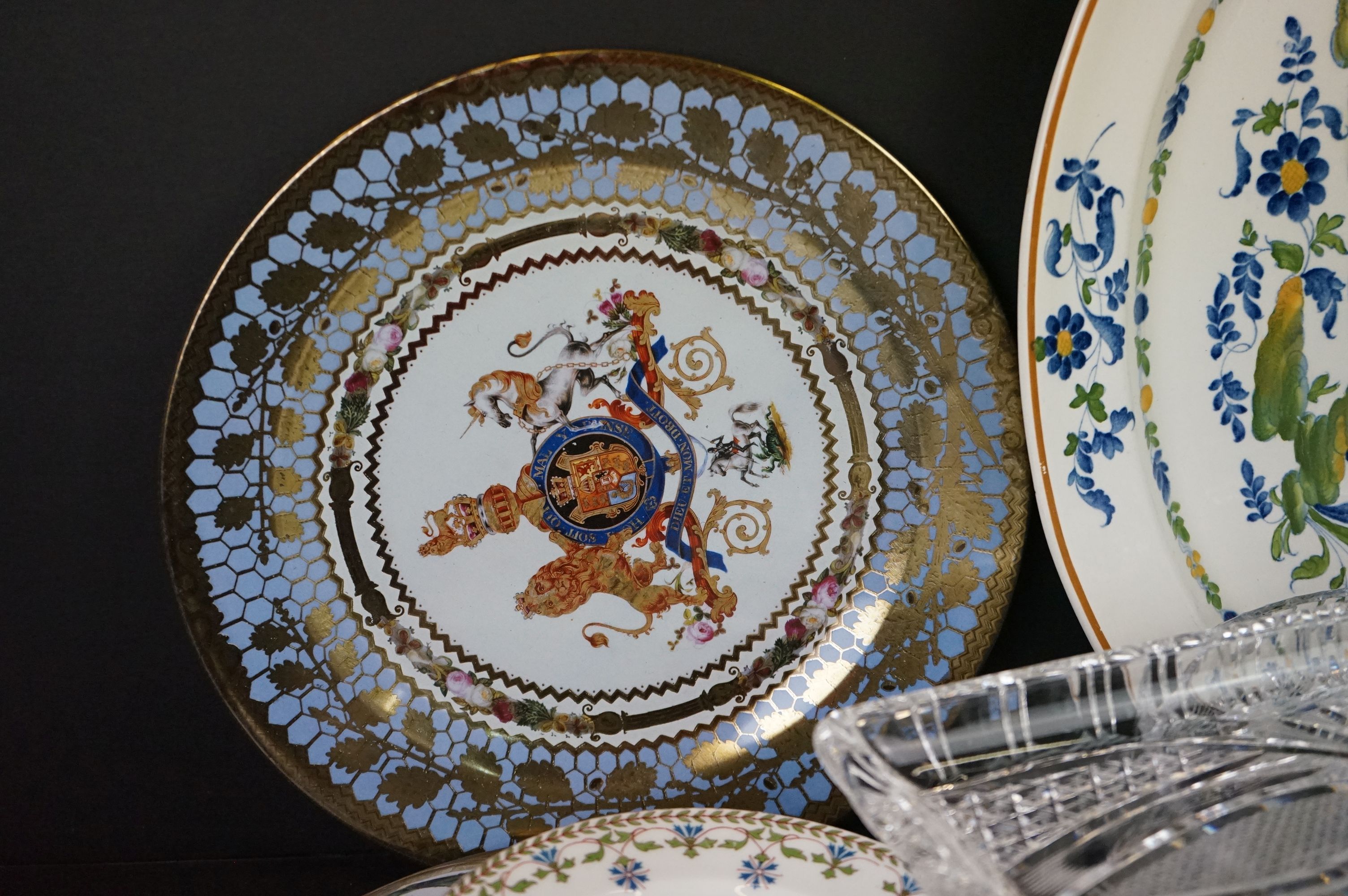 Mixed ceramics and glass to include Royal Worcester (Viceroy cake plate, Evesham oval serving dish - Bild 3 aus 13