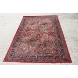 Red Ground Rug retailed by John Lewis, 240cm x 160cm