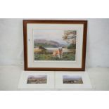 Steven Townsend, Signed Limited Edition Print titled ' Casper (Golden Retriever) ' no. 97/600 with