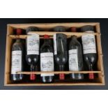 A case of Twelve bottles of Grand Vin De Bordeaux Le Vieux Chateau Guibeau Puisseguin Saint