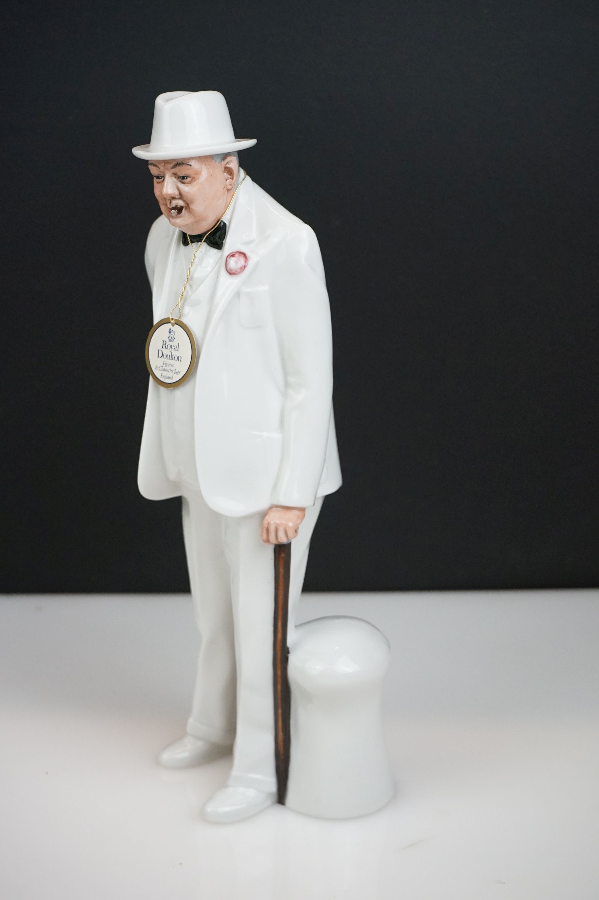 Two Royal Doulton Figures including Limited Edition ' Winston S Churchill ' HN3433 no. 773/5000 with - Image 6 of 9