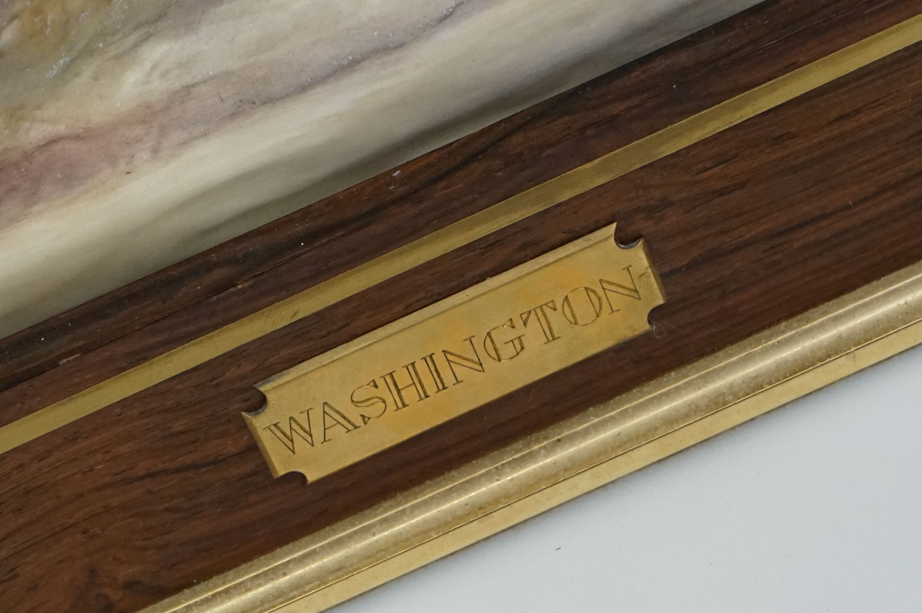 Royal Worcester Ceramic model of ' Washington ' from the Famous Military Commanders series model - Image 2 of 7