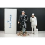 Two Royal Doulton Figures including Limited Edition ' Winston S Churchill ' HN3433 no. 773/5000 with