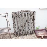 A wooden garden gate complete with latch fittings, measures approx 90cm in width and 103cm in