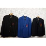 A group of three gents Bowling blazers to include two England Bowling Association examples.