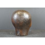 Antique oak wood Milliners head