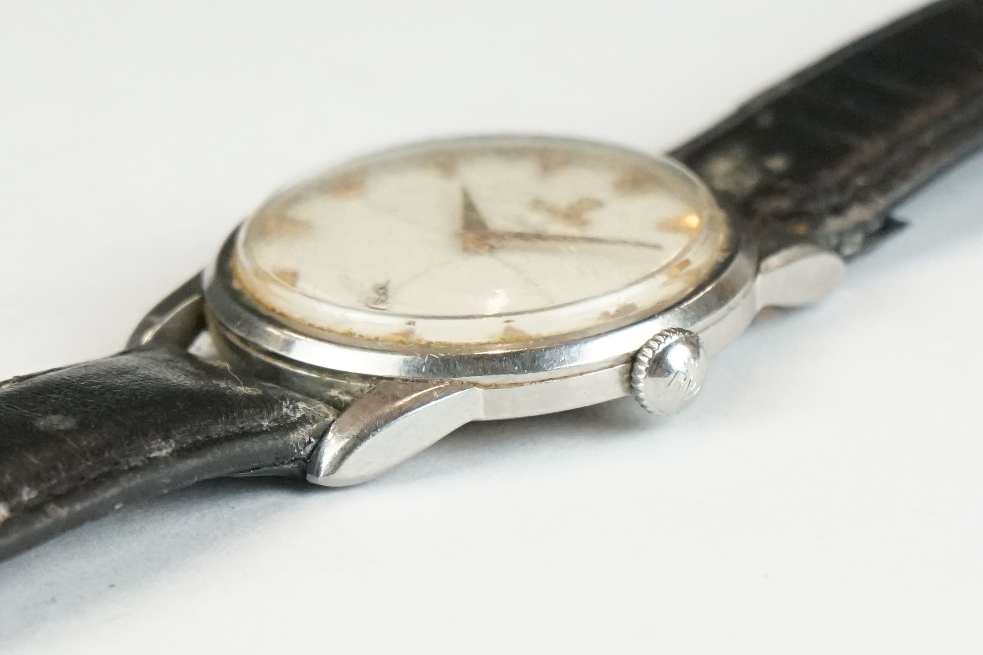 A vintage Gents Omega Geneve wristwatch together with a Longines movement. - Image 4 of 12