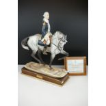 Royal Worcester Ceramic model of ' Washington ' from the Famous Military Commanders series model