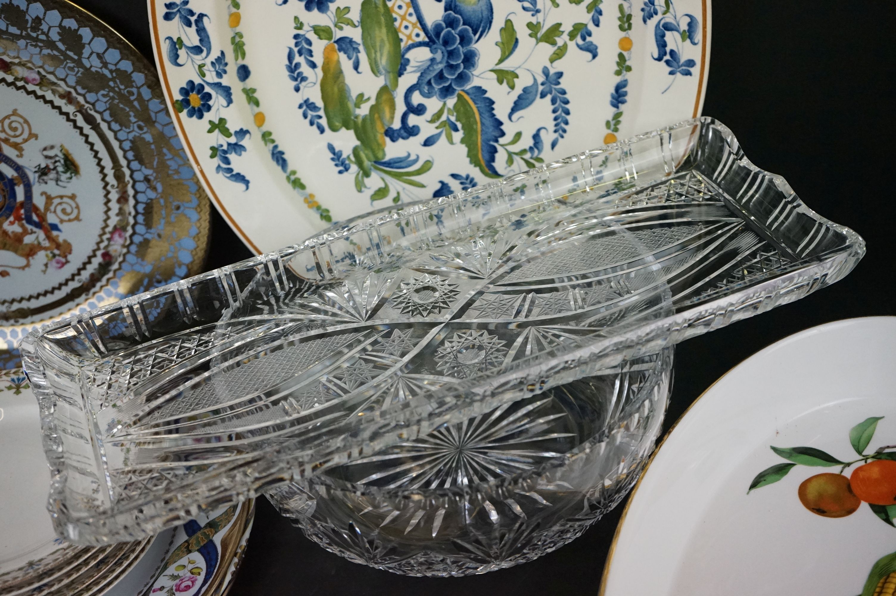 Mixed ceramics and glass to include Royal Worcester (Viceroy cake plate, Evesham oval serving dish - Bild 4 aus 13