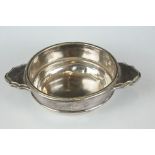 A silver plated Mappin & Webb Quaich.