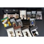 A collection of gents watches to include AVI-8, Stuhrling and Klaus Kobec examples..