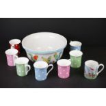 Cath Kidston Ceramics including large bowl decorated with Chickens and Cockerels, Seven different