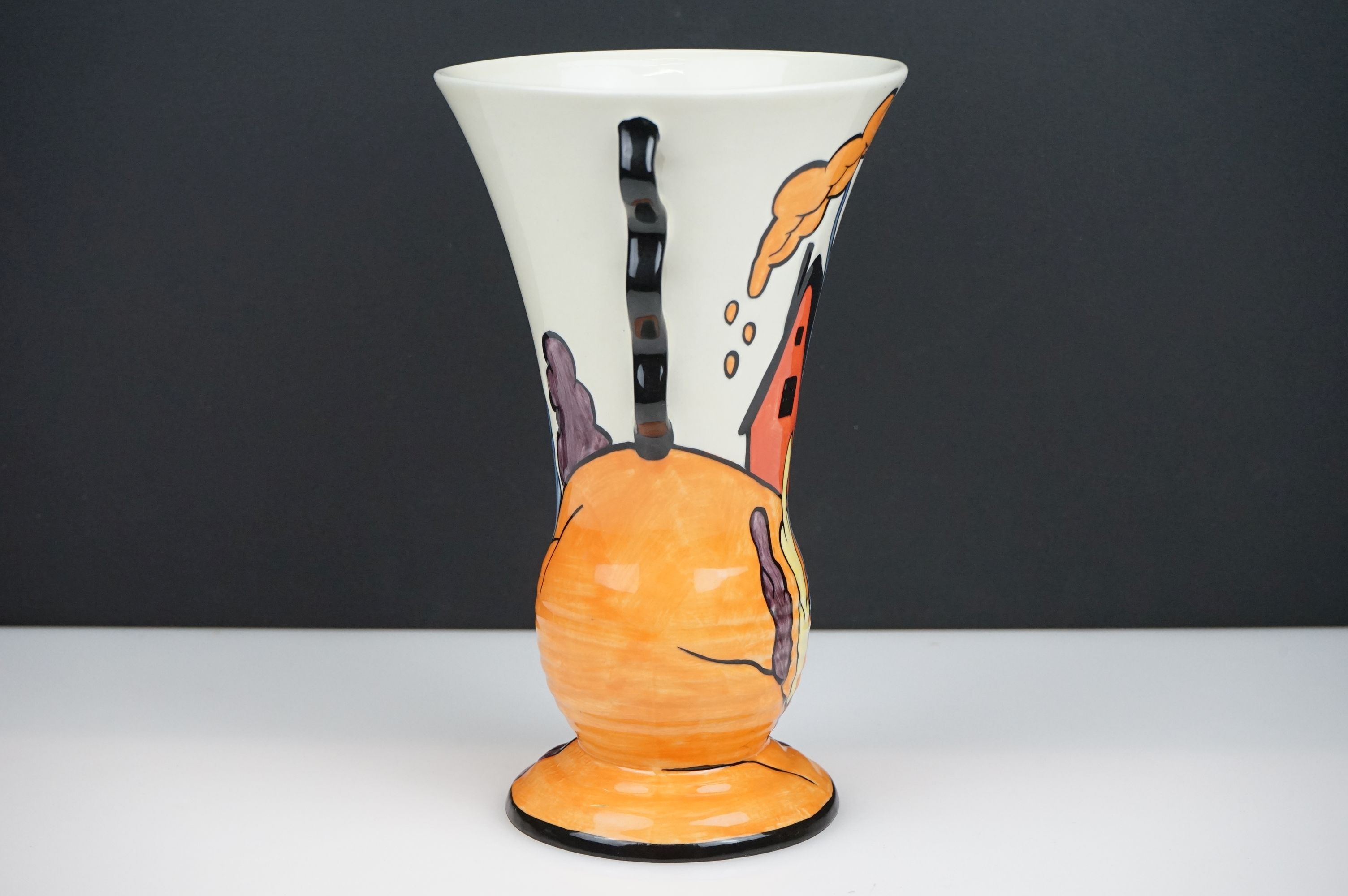 Lorna Bailey for Old Ellgreave Pottery ' Chetwynd ' Vase, 21cm high - Image 3 of 6