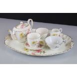 Early 20th century Ceramic ' Bisto ' Tea Set for one comprising Teapot, Cup and Saucer, Milk,
