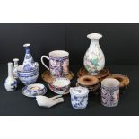 Chinese Ceramics - approximately twenty items mainly 19th century onwards including Two Famille Rose