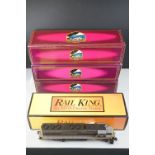 Four boxed MTH Electric Trains O gauge locomotives to include Rail Kings 30-2362-3 SD-45 Diesel