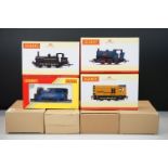 Ex shop stock - Four boxed Hornby OO gauge locomotives to include R3870 NCB Peckett B2 The Earl No