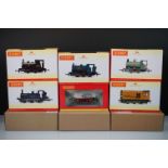 Ex shop stock - Six boxed Hornby OO gauge locomotives to include R3870 NCB Peckett B2 The Earl No