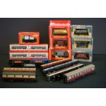 Nine boxed OO gauge items of rolling stock to include 3 x Wrenn, 4 x Triang/Hornby and 2 x Playcraft
