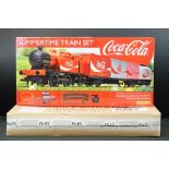 Ex shop stock - Boxed Hornby OO gauge R1276 Summertime Coca Cola train set, complete & unused with