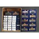 40 Boxed Bachmann OO gauge items of rolling stock to include wagons & vans featuring many Blue