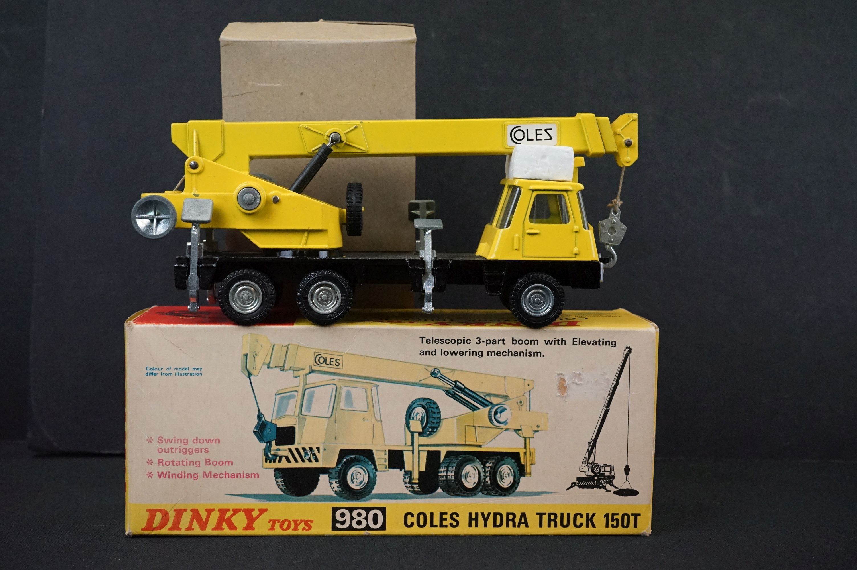 Six Boxed diecast models to include Dinky 980 Coles Hydra Truck 150T (with instructions, fading to - Image 28 of 30