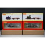 Ex shop stock - Two boxed Hornby OO gauge DCC Ready locomotive sets to include R3852 DVLR Ruston &