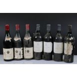 Seven bottles of wine to include four bottles of Chateau La Fleur 1947